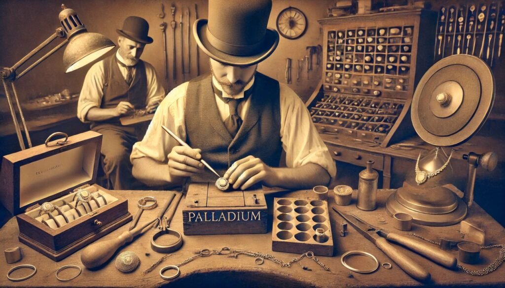 palladium sieraden geschiedenis