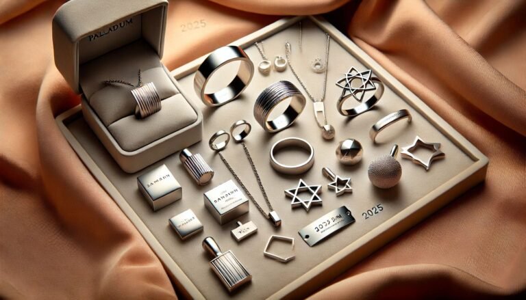 Palladium sieraden trends