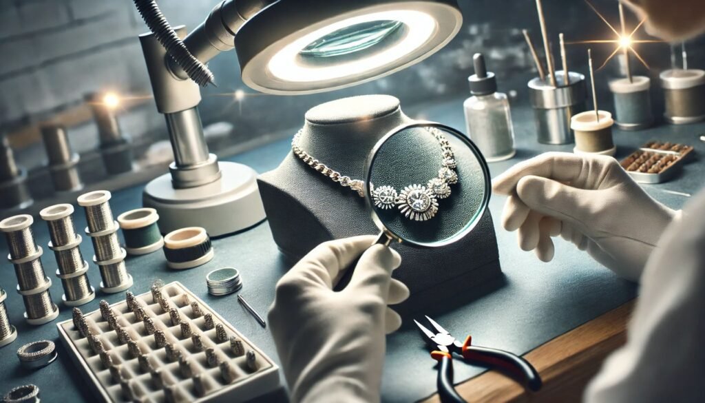 professionele reiniging Ruthenium Juwelen