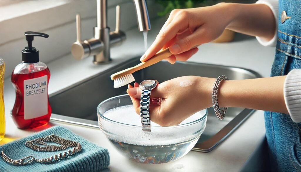 rhodium sieraden schoonmaken