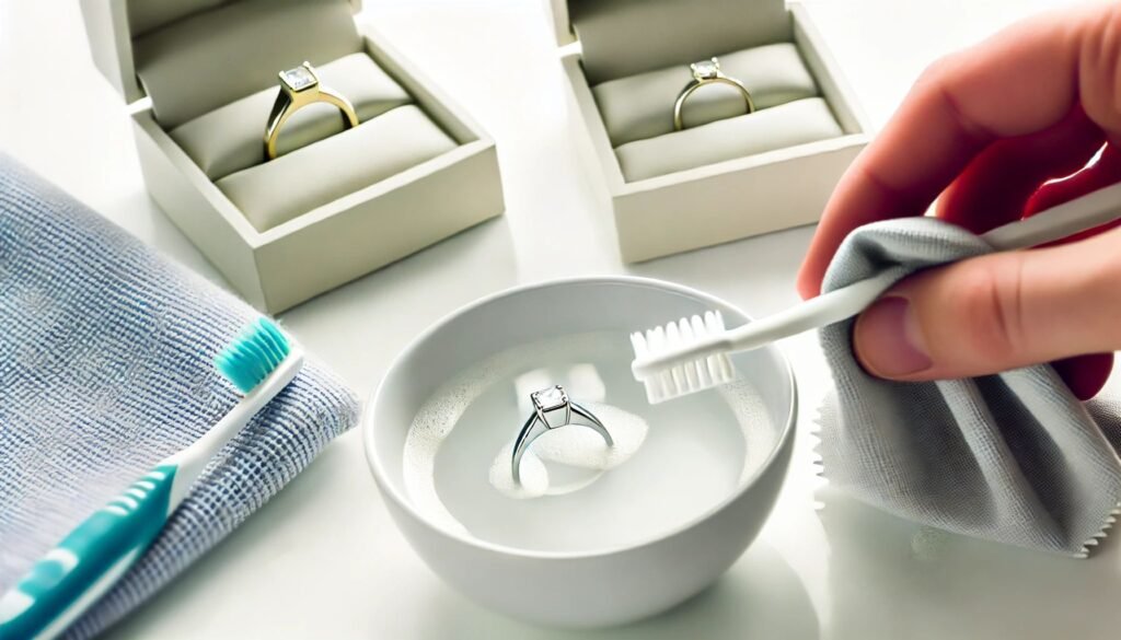 sieraden witgoud schoonmaken